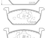 Set placute frana fata Brembo VW GOLF ALLTRACK VII, GOLF SPORTSVAN VII, GOLF VII 1.0-2.0 d