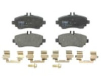 Set placute frana fata (cu accesorii) MERCEDES VANEO (414) 1.6/1.7D/1.9 02.02-07.05 TRW GDB1480