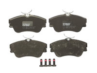 Set placute frana fata (cu suplimente cu suruburi de ghidare a etrierului de frana) VW TRANSPORTER IV 1.8-2.8 07.90-06.03 TRW GDB1092