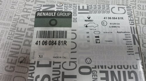 Set placute frana fata Dacia Duster Renault ORIGINALE 410608481R