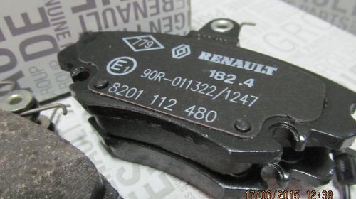 Set placute frana fata Dacia Logan 1,5 DCI Originale 7711130071