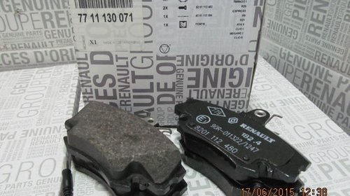 Set placute frana fata Dacia Logan 1,5 DCI Or