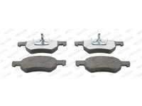 Set placute frana fata FERODO, Chrysler Voyager IV (Rg, Rs), 09.99-12.2008, Dodge Caravan (Rg ), 02.00-12.07, Fata, puntea fata, Sistem de franare : hidraulic