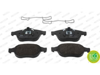 Set placute frana fata FERODO, Renault Laguna II, 2001-2007, Scenic I Multi-Scop Vehicul (Mpv), 08.1999-07.10, Fata, puntea fata, Tip frana : frane disc, Sistem de franare : hidraulic