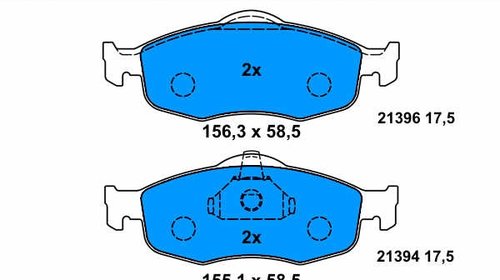 Set placute frana fata Ford Mondeo 2--- Cel m