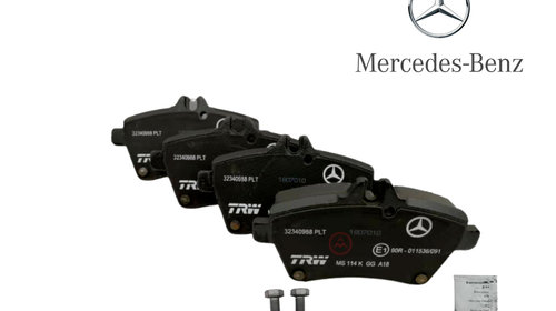 Set placute frana fata MERCEDES BENZ Clasa A 