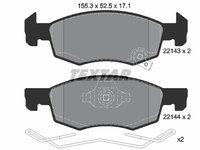 Set placute frana fata Opel Corsa E TEXTAR