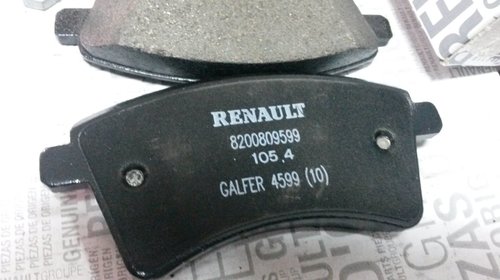 Set placute frana fata Renault Kangoo ORIGINALE 410601334R