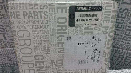 Set placute frana fata Renault Megane Laguna ORIGINALE 410607125R