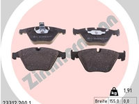 Set placute frana fata zimmermann pt bmw 5 e60, 7 e65