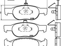 Set placute frana FIAT BRAVA (182) - OEM - QUARO: QP7650 - Cod intern: W02605493 - LIVRARE DIN STOC in 24 ore!!!