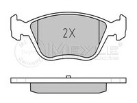 Set placute frana FIAT BRAVO I (182) - OEM - MEYLE ORIGINAL GERMANY: 0252328919/W|025 232 8919/W - W02270107 - LIVRARE DIN STOC in 24 ore!!!