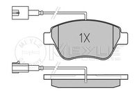 Set placute frana FIAT GRANDE PUNTO (199) - OEM - MEYLE ORIGINAL GERMANY: 0252370517/W|025 237 0517/W - W02363403 - LIVRARE DIN STOC in 24 ore!!!