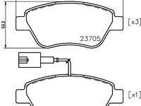 Set placute frana FIAT LINEA (323) - OEM - MEYLE ORIGINAL GERMANY: 0252370617/W|025 237 0617/W - W02117066 - LIVRARE DIN STOC in 24 ore!!!