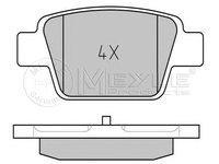 Set placute frana FIAT MULTIPLA (186) - OEM - MEYLE ORIGINAL GERMANY: 0252371415|025 237 1415 - W02226752 - LIVRARE DIN STOC in 24 ore!!!