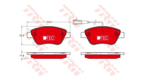 Set placute frana Fiat PANDA (169) 2003-2016 