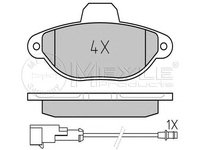 Set placute frana FIAT PUNTO (176) - Cod intern: W20119791 - LIVRARE DIN STOC in 24 ore!!!