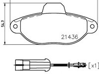 Set placute frana FIAT PUNTO (176) - OEM - QUARO: QP0042 - Cod intern: W02607701 - LIVRARE DIN STOC in 24 ore!!!