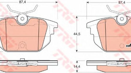 Set placute frana FIAT PUNTO (176) - OEM - TR