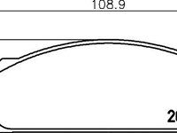 Set placute frana FIAT STRADA II (138A) - OEM - MAXGEAR: 19-3068 - W02745463 - LIVRARE DIN STOC in 24 ore!!!