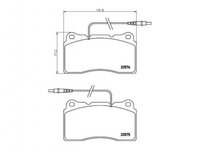 Set placute frana Fiat ULYSSE (179AX) 2002-2011 #2 066614