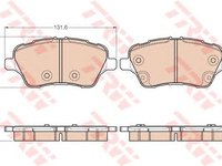 Set placute frana FORD B-MAX (JK) - Cod intern: W20013163 - LIVRARE DIN STOC in 24 ore!!!