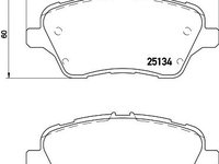 Set placute frana FORD B-MAX (JK) - OEM - MEYLE ORIGINAL GERMANY: 0252513417|025 251 3417 - LIVRARE DIN STOC in 24 ore!!!