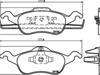 Set placute frana FORD FOCUS Clipper (DNW) - OEM - QUARO: QP3019 - Cod intern: W02605264 - LIVRARE DIN STOC in 24 ore!!!