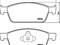 Set placute frana FORD FOCUS III - OEM - QUARO: QP2246 - Cod intern: W02605725 - LIVRARE DIN STOC in 24 ore!!!