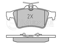 Set placute frana FORD GRAND C-MAX - OEM - MEYLE ORIGINAL GERMANY: 0252413716/PD|025 241 3716/PD - W02374000 - LIVRARE DIN STOC in 24 ore!!!
