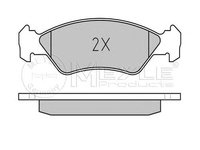 Set placute frana FORD KA (RB_) - OEM - MEYLE ORIGINAL GERMANY: 0252310217|025 231 0217 - W02322054 - LIVRARE DIN STOC in 24 ore!!!