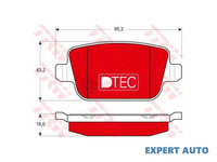 Set placute frana Ford S-Max (2006->) #2 0252453715