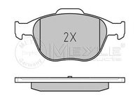 Set placute frana FORD TOURNEO CONNECT - OEM - MEYLE ORIGINAL GERMANY: 0252344017|025 234 4017 - W02363368 - LIVRARE DIN STOC in 24 ore!!!