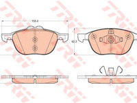 Set placute frana FORD TRANSIT CONNECT Kombi - Cod intern: W20013224 - LIVRARE DIN STOC in 24 ore!!!