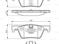 Set placute frana frana disc 0 986 494 554 BOSCH pentru Bmw Seria 1 Bmw Seria 3 Bmw Seria 4 Bmw Seria 2