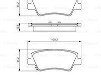 Set placute frana frana disc 0 986 494 557 BOSCH pentru Hyundai I30 Hyundai I40 Kia Rio Kia Optima Hyundai Accent Hyundai Solaris Hyundai Verna Kia Cee d Kia Pro cee d Hyundai Grand Hyundai I10 Kia Soul Hyundai I20 Hyundai Veloster Hyundai Tucson Kia