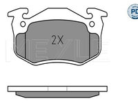 Set placute frana frana disc 025 209 7311 PD MEYLE pentru Renault 19 Renault Clio CitroEn Zx Peugeot 309 CitroEn Saxo Renault Megane Peugeot 306 CitroEn Xsara Peugeot 206 Renault Symbol Renault Thalia