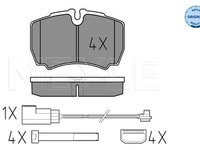 Set placute frana frana disc 025 291 2320 W MEYLE