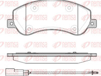 Set placute frana frana disc 1250 11 REMSA pentru Ford Transit