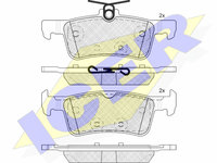 Set placute frana frana disc 182174-208 ICER pentru Peugeot 308