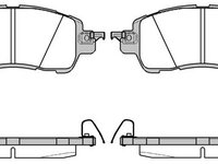 Set placute frana frana disc 21656 04 ROADHOUSE