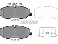 Set placute frana frana disc 2242001 TEXTAR pentru Hyundai H350