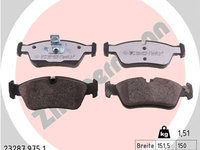 Set placute frana frana disc 23287 975 1 ZIMMERMANN pentru Bmw Seria 3