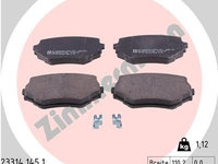 Set placute frana frana disc 23314 145 1 ZIMMERMANN