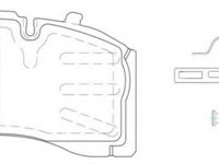 Set placute frana frana disc 2917130004145754 BERAL