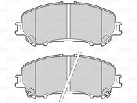 Set placute frana frana disc 302164 VALEO pentru Nissan Qashqai Renault Kadjar Renault Koleos