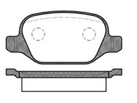 Set placute frana,frana disc ALFA ROMEO 156 (932) (1997 - 2005) REMSA 0727.10 piesa NOUA