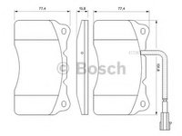 Set placute frana,frana disc ALFA ROMEO 156 (932), ALFA ROMEO 156 Sportwagon (932), ALFA ROMEO 147 (937) - BOSCH 0 986 494 067