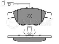 Set placute frana,frana disc ALFA ROMEO 156 (932), LANCIA LYBRA (839AX), LANCIA LYBRA SW (839BX) - MEYLE 025 231 4119/W