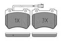 Set placute frana,frana disc ALFA ROMEO 159 limuzina (939), ALFA ROMEO BRERA, ALFA ROMEO 159 Sportwagon (939) - MEYLE 025 248 5215/W